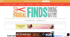 Desktop Screenshot of frugalfindsduringnaptime.com